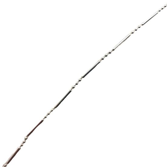 Picture of Sterling Silver Bead And Tube Chain 18 Inch x 1.55mm