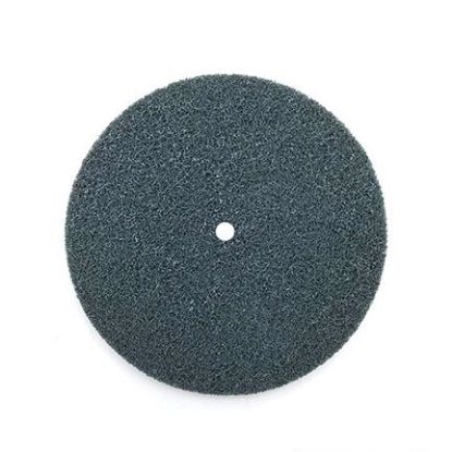 Picture of 3M BriteRite Silicone Carbide Unitized Wheel, Soft Density, Fine Grade, 4" Dia. x 1/4" Thickness x 1/4" Hole