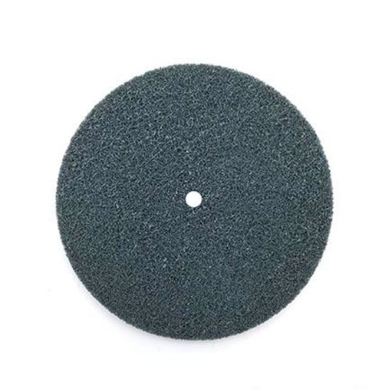 Picture of 3M BriteRite Silicone Carbide Unitized Wheel, Soft Density, Fine Grade, 4" Dia. x 1/4" Thickness x 1/4" Hole