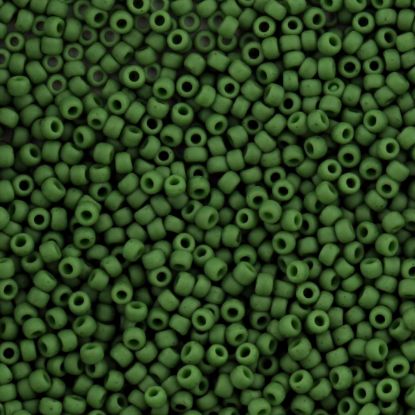 Picture of Size 11 Japanese Seed Beads, Semi-Glazed Clover (#2603F), Approximately 25 Grams