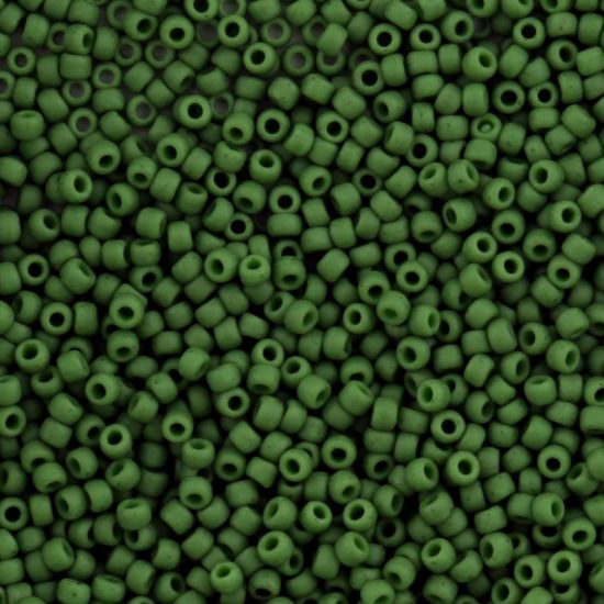 Picture of Size 11 Japanese Seed Beads, Semi-Glazed Clover (#2603F), Approximately 25 Grams