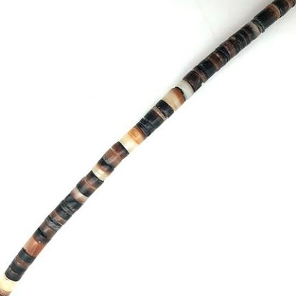 Picture of 4-5mm Heishi Brown Lip