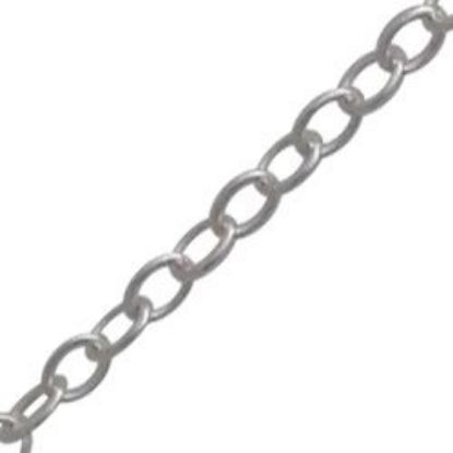 Picture of Sterling Silver 1.35mm Cable Chain 22"