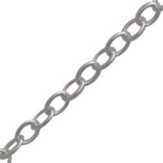 Picture of Sterling Silver 1.35mm Cable Chain 22"