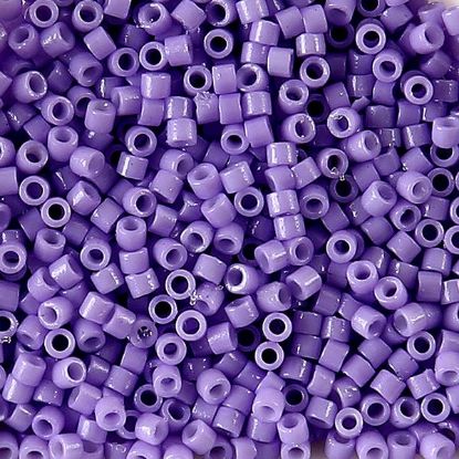 Picture of Miyuki Delica Size 11 Seed Beads, Duracoat Opaque Dyed Light Purple