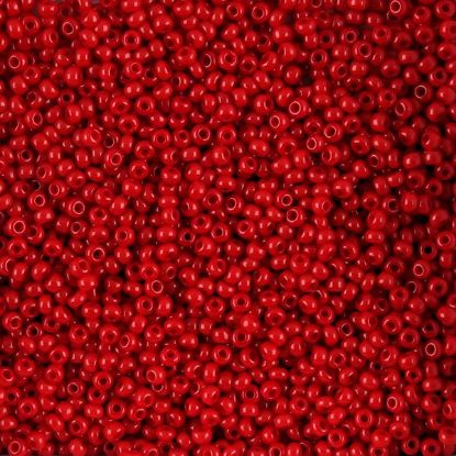 Picture of Size 10 Czech Seed Beads, Opaque Medium Rose, Approximately 25 Grams