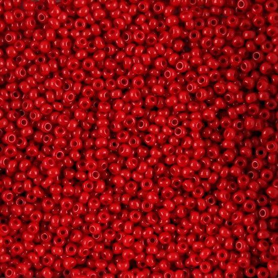 Picture of Size 10 Czech Seed Beads, Opaque Medium Rose, Approximately 25 Grams