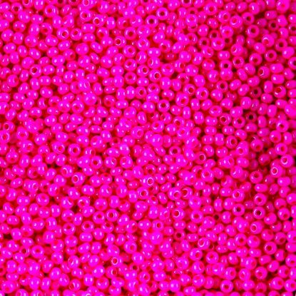 Picture of Size 10 Czech Seed Beads, Opaque Rose Dyed, Approximately 25 Grams