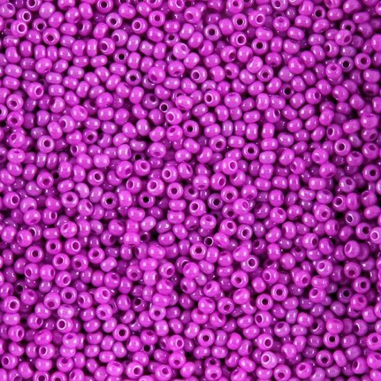 Picture of Size 10 Czech Seed Beads, Opaque Lilac Dyed, Approximately 25 Grams