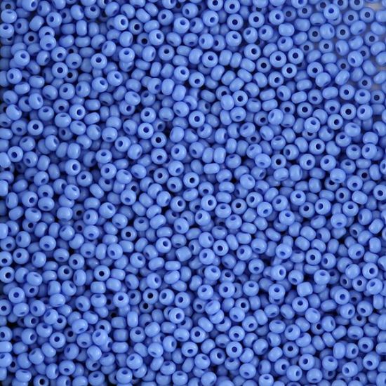 Picture of Size 11 Czech Seed Beads, Opaque Pale Blue, Approximately 25 Grams