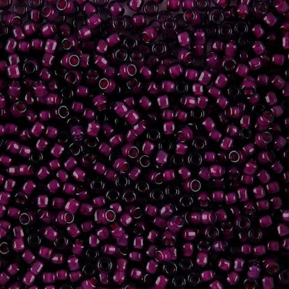 Picture of Amethyst Colorlined Fuchsia Seed Bead #399E / Size 8<br />Approximately 25 Grams