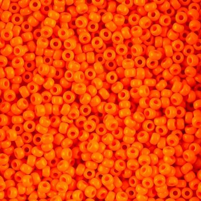 Picture of Opaque Orange Seed Bead #405 / Size 8<br />Approximately 25 Grams