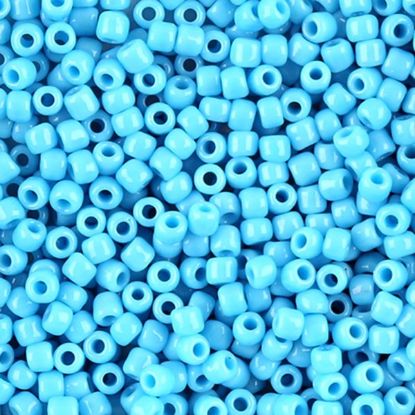 Picture of Opaque Light Blue Seed Bead #413 / Size 8<br />Approximately 25 Grams