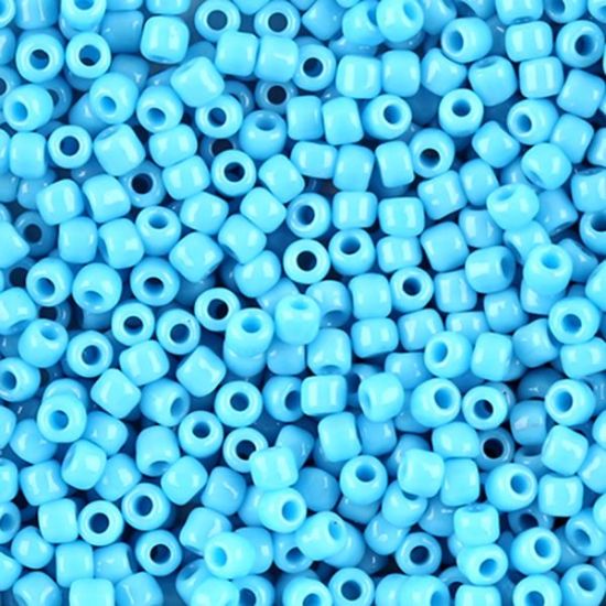Picture of Opaque Light Blue Seed Bead #413 / Size 8<br />Approximately 25 Grams