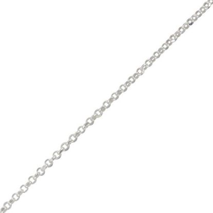 Picture of Sterling Silver Diamond Cut Rolo Chain 22 Inch x 1.5mm<br />Made in ~ Italy