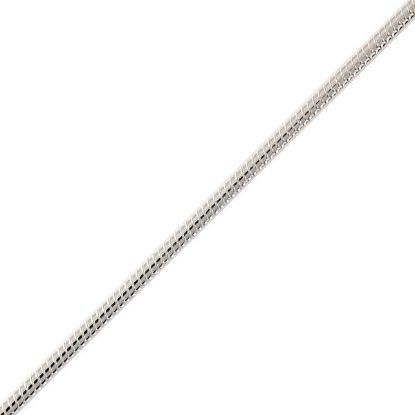 Picture of Sterling Silver Snake Round 1mm Chain, 16" Length