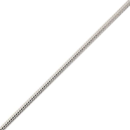 Picture of Sterling Silver Snake Round Chain 22 Inch x 1mm