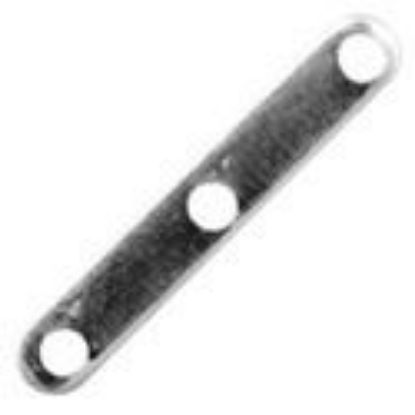 Picture of  Silver Plated 3 Hole Spacer Bar 2.2mm