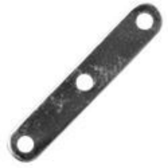Picture of  Silver Plated 3 Hole Spacer Bar 3.3mm