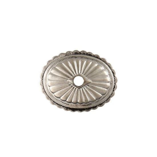 Picture of Nickel Silver Plated Sunburst Concho, 22x28mm, 10 Pieces
