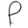 Picture of Handmade Premium Black Leather Bolo Cord, 4 Ply, 36" Length. Approx. 4-4.5mm Thick.