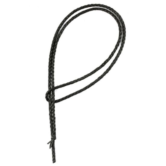 Picture of Handmade Premium Black Bolo Cord, 6 Ply, 48"  Length, Approx. 4.5-5mm Thick