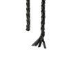 Picture of Handmade Premium Black Bolo Cord, 4 Ply, 48" Length. Approx. 4-4.5mm Thick.