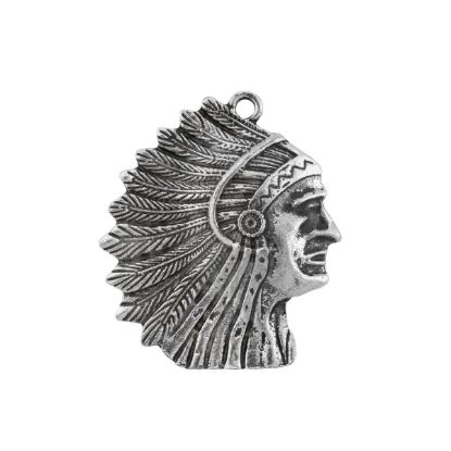 Picture of Chief Large Pewter 30x55mm