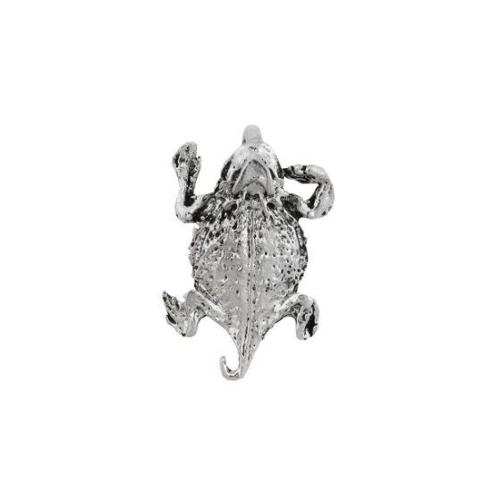 Picture of Pewter Large Horny Toad with Loop, 22x35mm