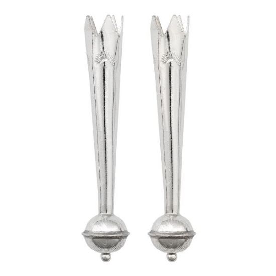 Picture of Stering Silver Extra Large Bolo Tip with Sunrise 12mm Bead #11, Fits: 8 & 10 Ply Cords.