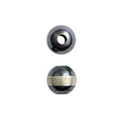 Picture of Sterling Silver Navajo Pearls style by JCK, 6mm Silver Line Seamless Bead