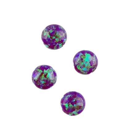 Picture of Imitation Amethyst Opal, Round Cabochon, 5mm