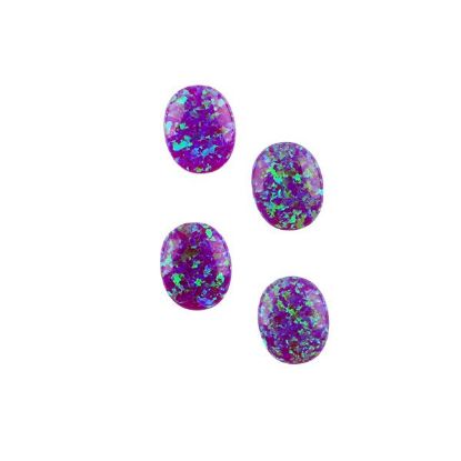 Picture of Imitation Amethyst Opal, Oval Cabochon, 8x10mm