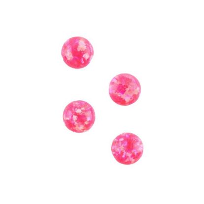 Picture of Imitation Mimosa Opal, Round Cabochon, 4mm