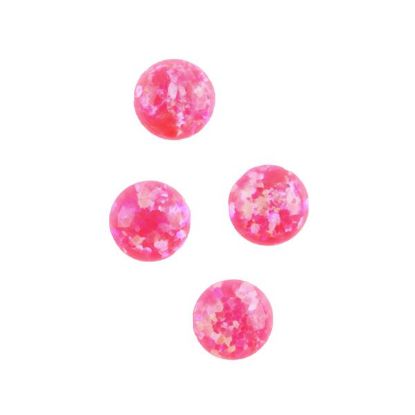 Picture of Imitation Mimosa Opal, Round Cabochon, 5mm