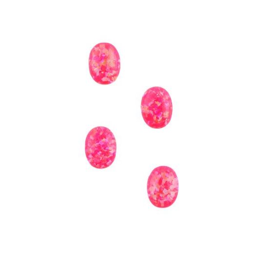 Picture of Imitation Mimosa Opal, Oval Cabochon, 6x8mm