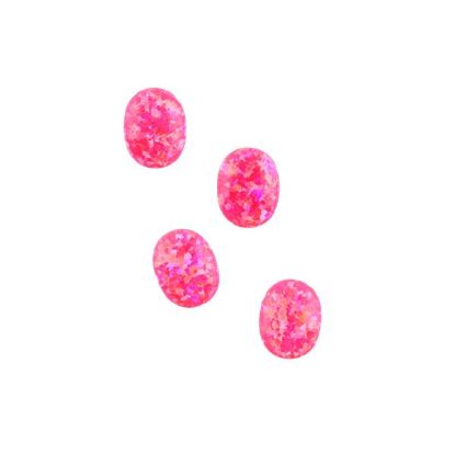 Picture of Imitation Mimosa Opal, Oval Cabochon, 7x9mm