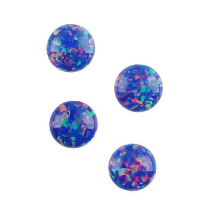 Picture of Imitation Starry Night Opal, Round Cabochon, 6mm
