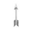 Picture of Sterling Silver Arrow Charm, 36mm