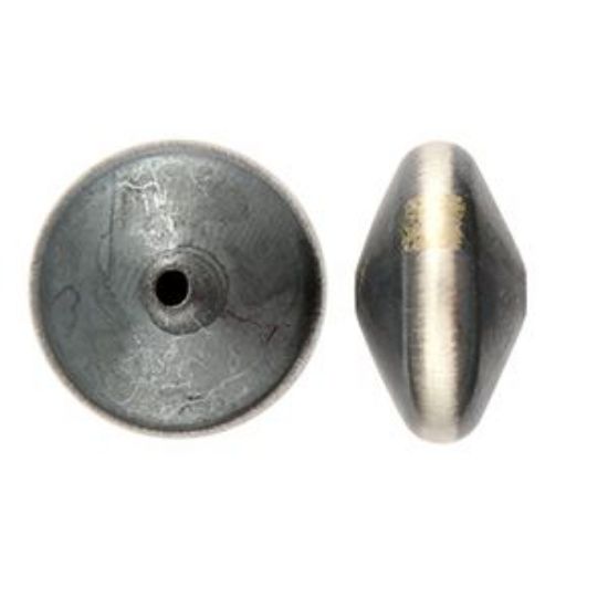 Picture of Sterling Silver Navajo Pearl Style by JCK, Rondelle 19mm Bead