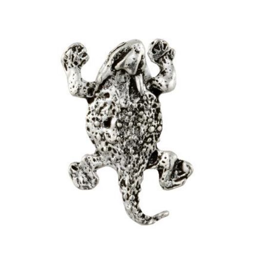 Picture of Pewter Hat Pin Horny Toad with Clutch, 17x27mm, Sold per pkg of 4