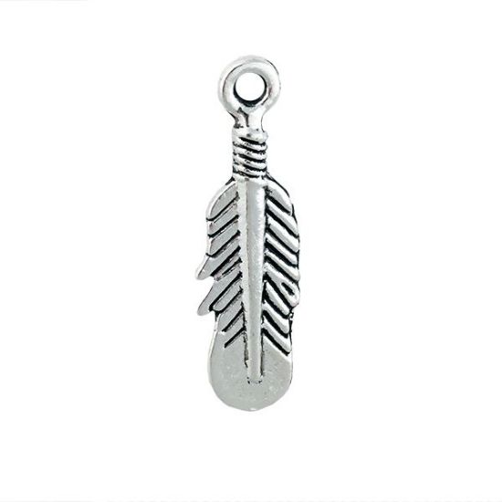 Picture of Pewter Feather 28mm, 10pcs.