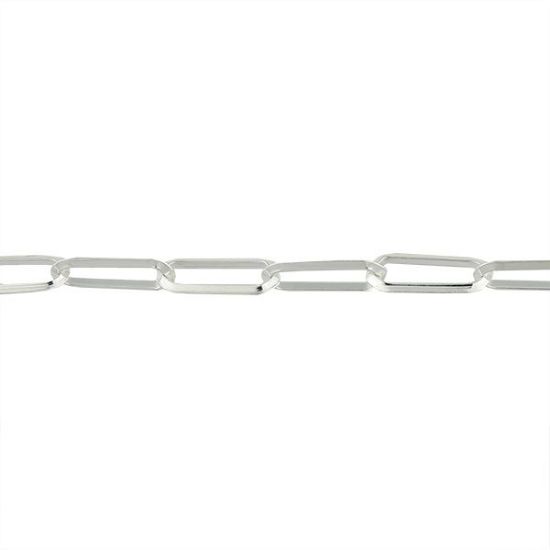 Picture of Sterling Silver Triangle Cable Bulk Chain 4.35mm, Sold by the Foot