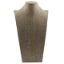 Picture of Burlap Mannequin Style Necklace Display, 10-3/4" L x 6-1/2" W x 18" H, Sold individually, Imported