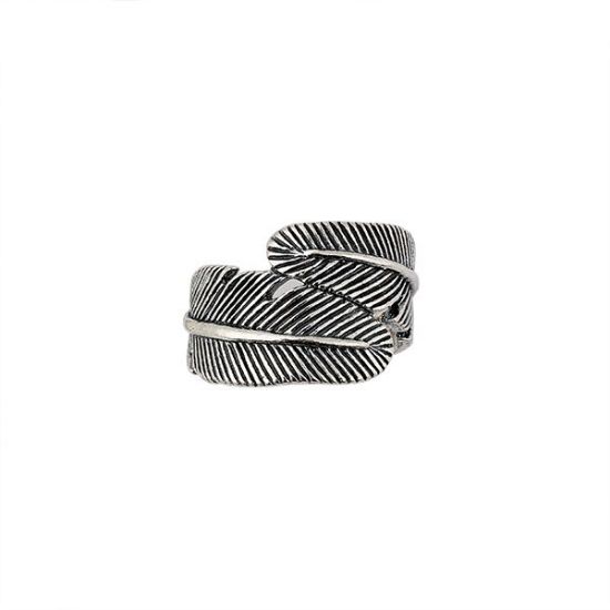 Picture of Sterling Silver Feather Ring, Size 8