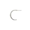 Picture of Sterling Silver Curved Feather Earring with Post