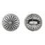 Picture of Base Metal Navajo Concho Button 15mm, Sold per pkg of 10
