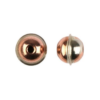 Picture of 7mm Copper Seamed Bead, Sold per pkg of 10