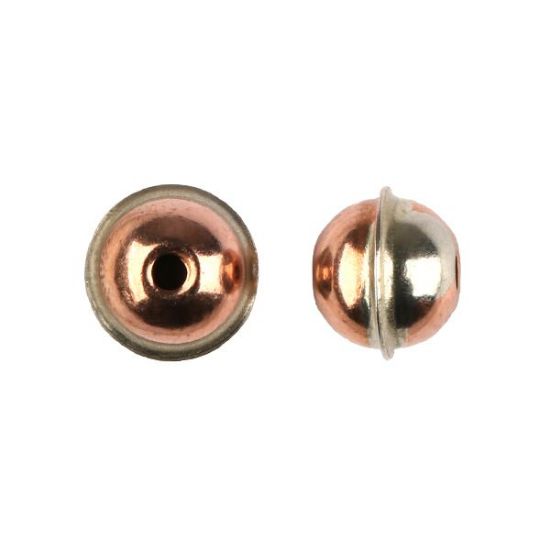 Picture of 7mm Copper Seamed Bead, Sold per pkg of 10