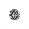 Picture of Nickel Silver Snowflake 21mm Concho with Loop